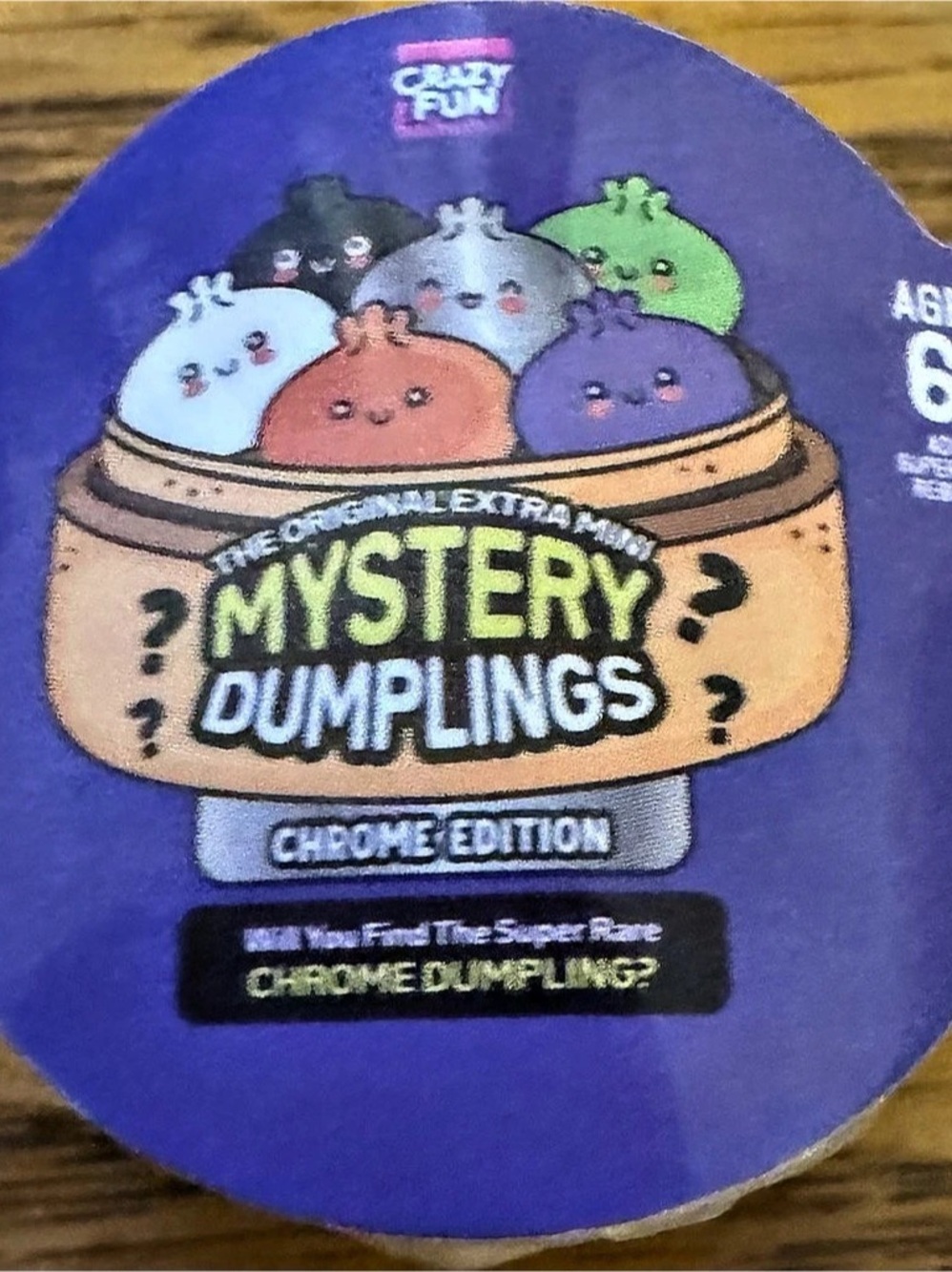 Teenie Crazy Fun Mystery Dumplings Chrome Edition Chrome Edition Mystery Dumplin